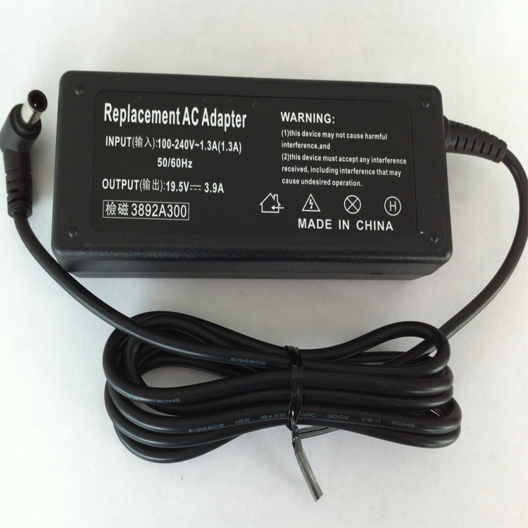 Factory direct supply 19.5V3.9A laptop adapter VGP-AC19V37