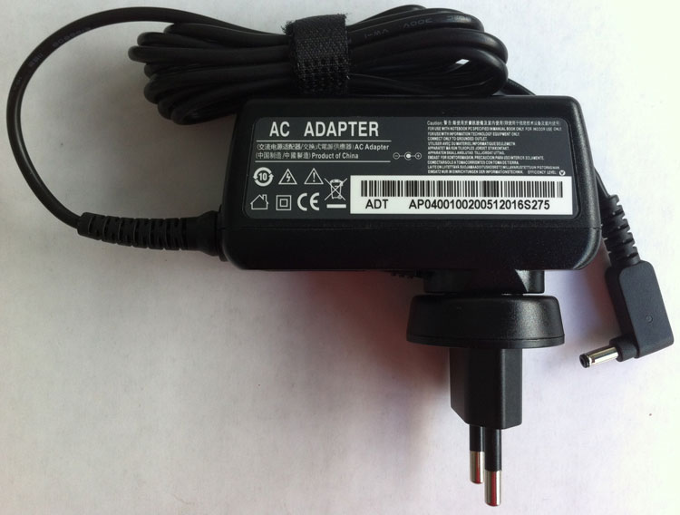 Factory direct supply EU plug wall charger 19V 1.75A 4.0mm*1.35mm ultrabook adapter S200 S200E S200L S201E S220  X201E X202E