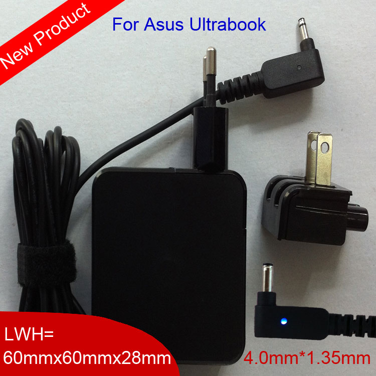 For Asuse 19V 2 .37A 3.0mm1.1mm ultrabook trave charger UX21  UX21E  UX31 UX31E